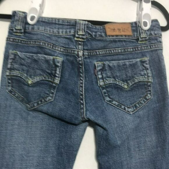 Levi's High Rise Bootcut Stretchy Blue Jeans, Size 28, 27" Inseam - Picture 7 of 12